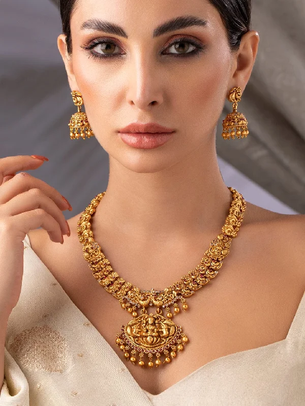 Exclusive Gemstone Jewelry Markdowns – Shop Now Rubans Gold Plated Godess Laxmi Pendant Necklace Set. Exclusive Gemstone Jewelry Markdowns – Shop Now Rubans Gold Plated Godess Laxmi Pendant Necklace Set.