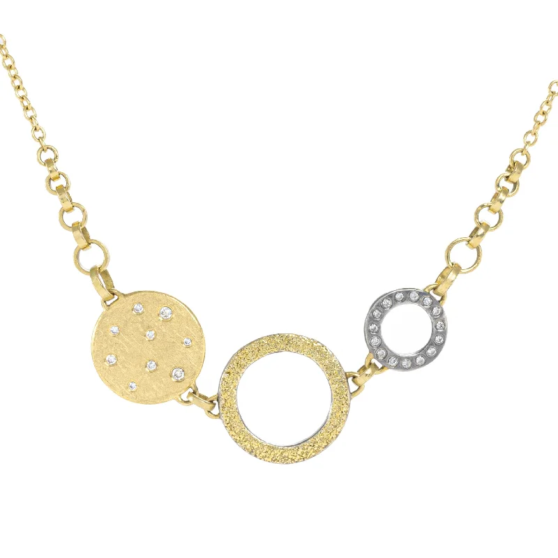 Make Every Moment Shine – Jewelry Discounts Available Scattered Diamond Everyday Necklace - 22k/18k Gold, Oxidized Silver + VS Diamonds Make Every Moment Shine – Jewelry Discounts Available Scattered Diamond Everyday Necklace - 22k/18k Gold, Oxidized Silver + VS Diamonds