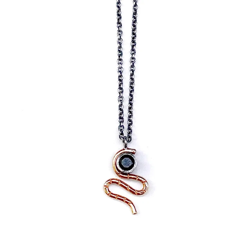 High-End Sparkle, Low-End Prices – Shop Now Serpent Necklace - 14k Gold, Sterling Silver + Black Spinel High-End Sparkle, Low-End Prices – Shop Now Serpent Necklace - 14k Gold, Sterling Silver + Black Spinel