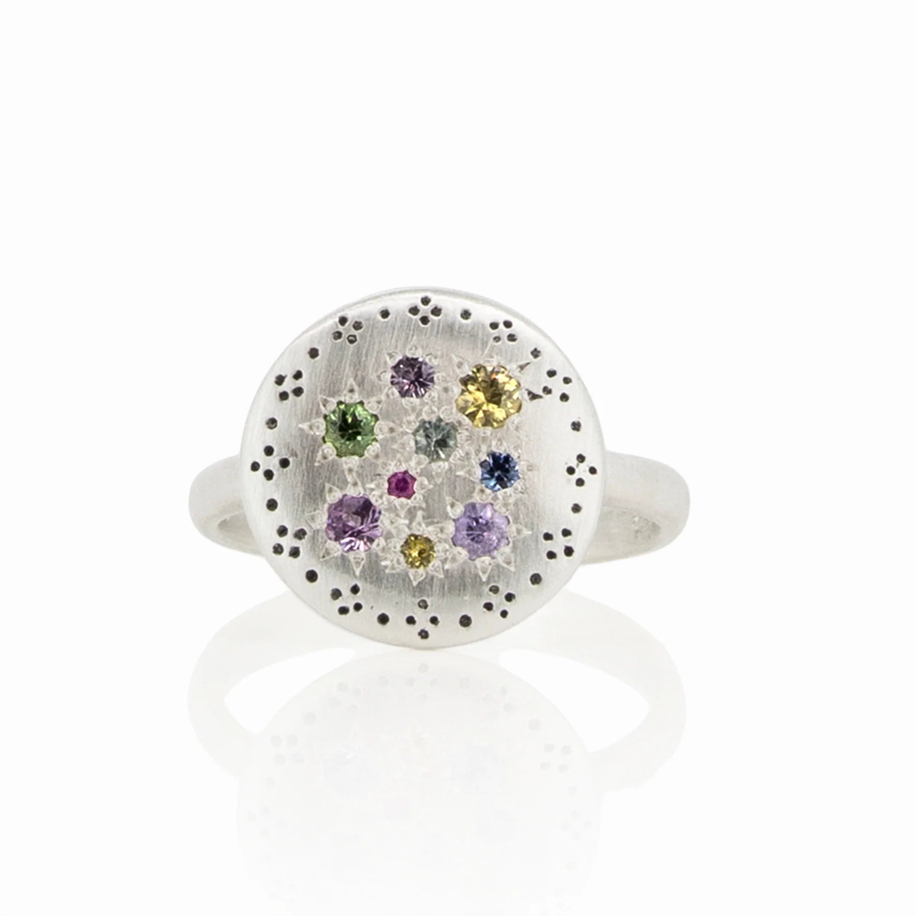 Affordable Luxury Jewelry For Every Occasion Silver Lights Sapphire Ring - Sterling Silver + Sapphires Affordable Luxury Jewelry For Every Occasion Silver Lights Sapphire Ring - Sterling Silver + Sapphires