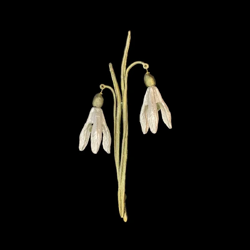 Discounted Jewelry For A Glamorous Look Snowdrops Brooch