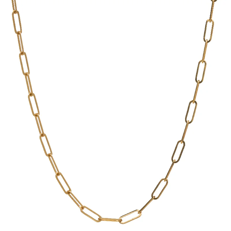 Personalized Engraved Jewelry For Meaningful Gifts Stephanie Windsor 14k Yellow Gold Thin Rectangle Link Chain Personalized Engraved Jewelry For Meaningful Gifts Stephanie Windsor 14k Yellow Gold Thin Rectangle Link Chain