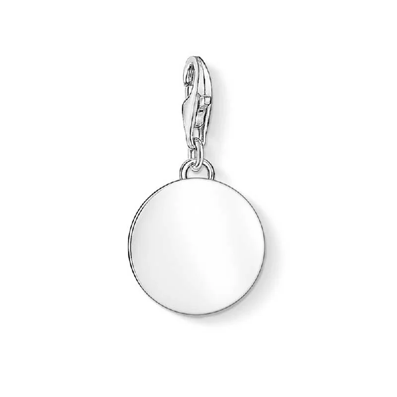 Last Chance To Grab Your Favorite Jewelry At A Discount Sterling Silver Thomas Sabo Charm Club Engravable Disc