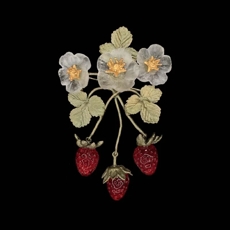 Gorgeous Jewelry, Limited-Time Savings Strawberry Brooch - Statement