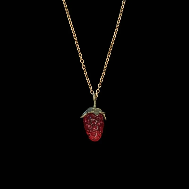 Special Sale On Handcrafted Jewelry – Shop Today Strawberry Pendant - Dainty Berry