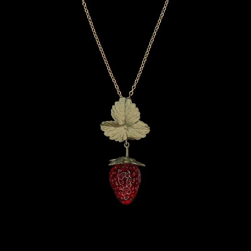 Chic, Trendy, And Affordable Jewelry Sale Strawberry Pendant - Large Berry