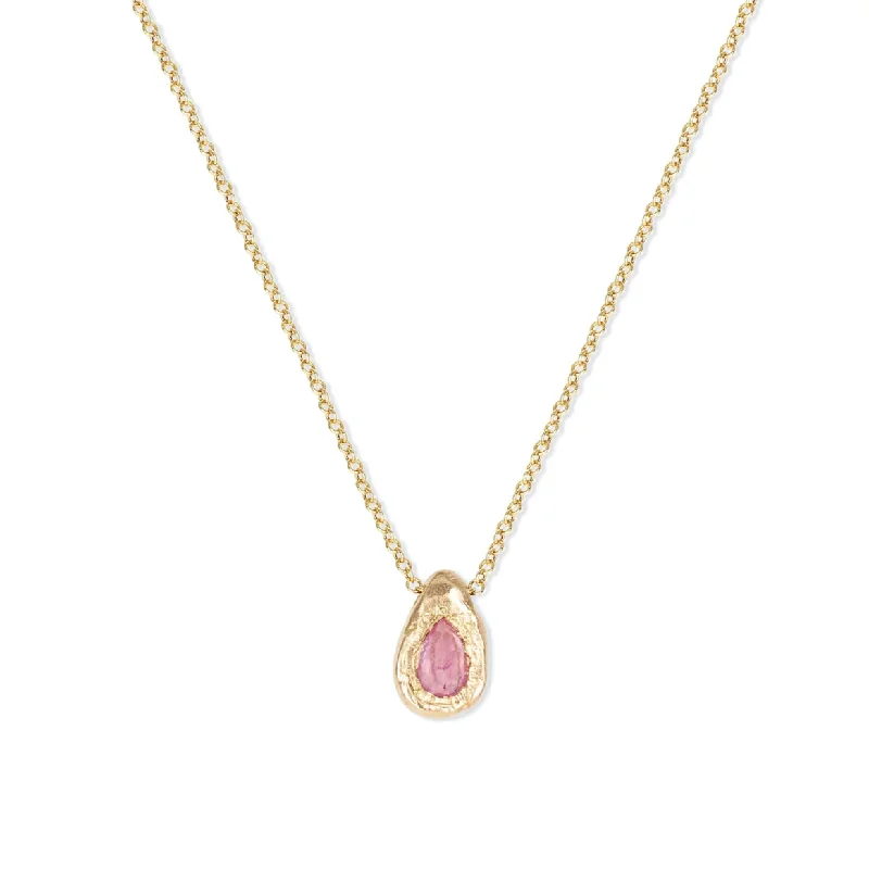 Buy More, Save More On Stunning Jewelry Pieces Teardrop Slider Necklace - 18k Gold + Pink Sapphire Buy More, Save More On Stunning Jewelry Pieces Teardrop Slider Necklace - 18k Gold + Pink Sapphire