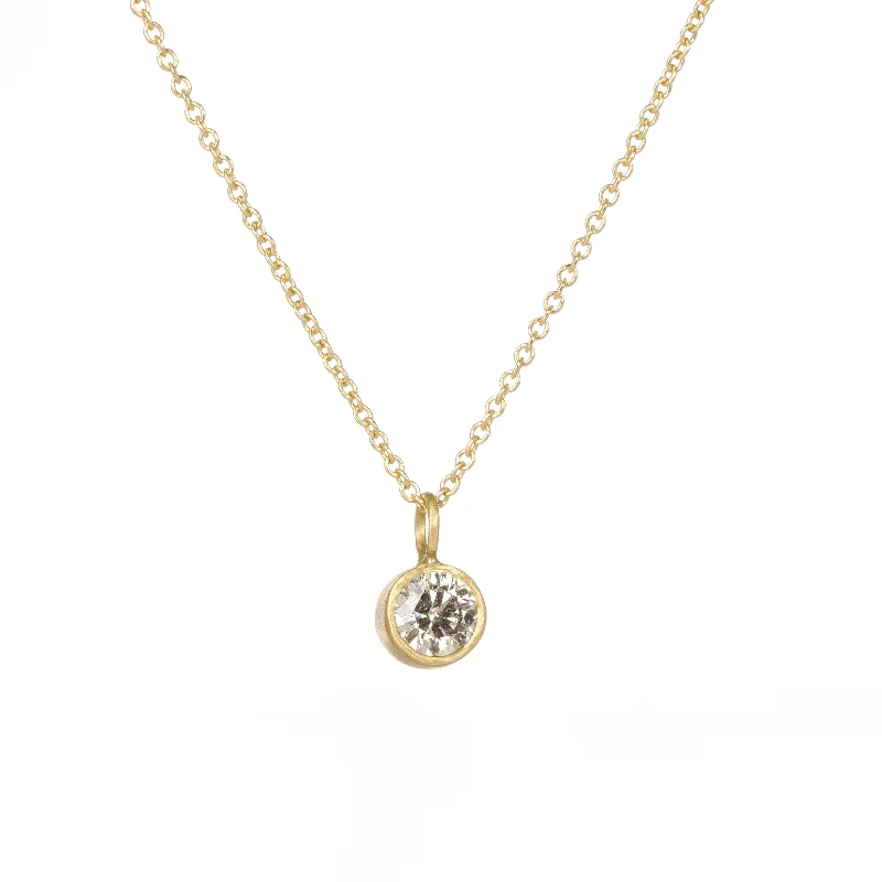 Buy More, Save More On Stunning Jewelry Pieces Timeless Solitaire Necklace - 18k/14k Gold + .4 ctw Reclaimed Diamond Buy More, Save More On Stunning Jewelry Pieces Timeless Solitaire Necklace - 18k/14k Gold + .4 ctw Reclaimed Diamond