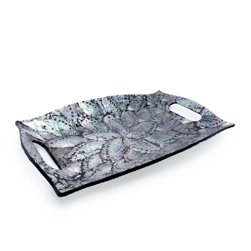 Buy More, Save More – Special Jewelry Discounts Wings Of Heaven Abalone Mosaic Decorative Serving Tray Buy More, Save More – Special Jewelry Discounts Wings Of Heaven Abalone Mosaic Decorative Serving Tray
