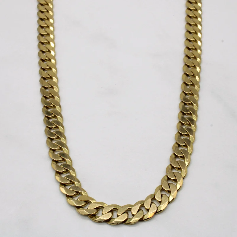 Exclusive Jewelry Markdowns – Limited-Time Offer 14k Yellow Gold Cuban Chain | 22" |